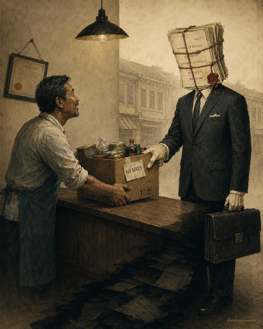 Conceptual illustration: the gap between how a new customer presents and what they actually are